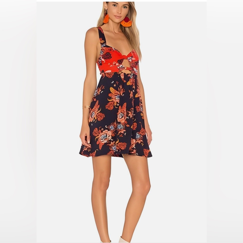 Free People Baby Its You Floral Mini Dress